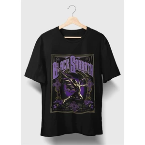 Tasarım Rock Poster Black Sabbath Baskılı T-Shirt
