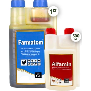 2li Set Farmatom Vitamin 1 Lt+ Alfamin Ishal Seti 500ML