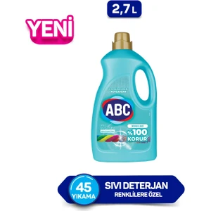 Abc Renklilere Özel Sıvı Deterjan 2,7 Lt