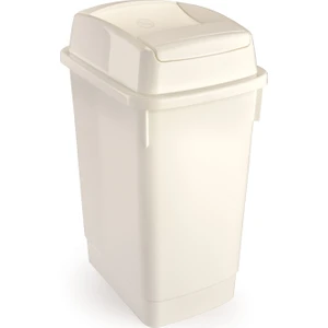 Melkan Home Banyo Çöp Kovası 27 Litre Çift Taraf Itme Kapaklı Çöp Kovası Atık Kutusu Cafe Otel Çöp Kovası