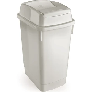 Melkan Home Banyo Çöp Kovası 27 Litre Çift Taraf Itme Kapaklı Çöp Kovası Atık Kutusu Cafe Otel Çöp Kovası