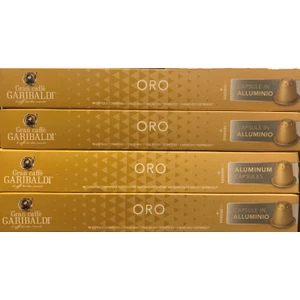 Gran Caffè Garibaldi Nespresso Uyumlu Oro Kapsül Kahve 10'lu 4 Kutu