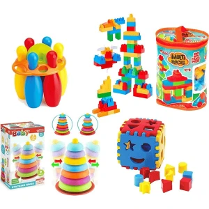 Bultak Boeling Sallanan Halkalar 92 Parça LEGO Blok Eğitici Zeka Geliştirici Set Eğitici Set