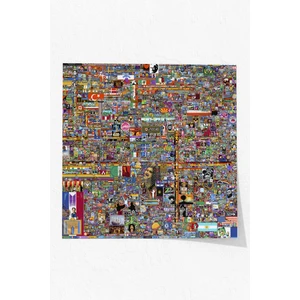 Reddit R Place 2022 Kare Poster