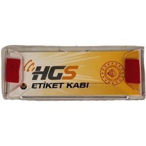 Hgs Etiket Kabı