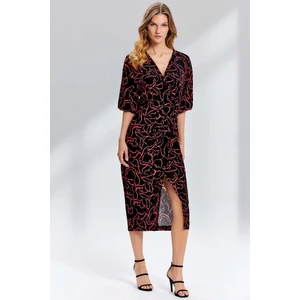 22085 Çok Renkli Elbise