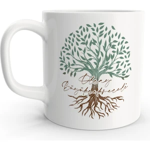 Hayat Ağacı Tree Of Life Isme Kişiye Özel Ağaç Tasarımlı Kupa Bardak