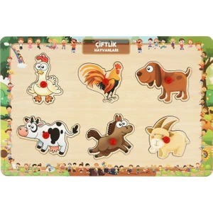 Tutmalı Interaktıf Puzzle Çiftlik
