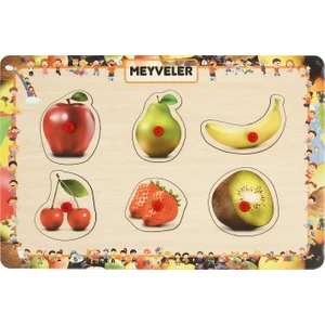 Tutmalı Interaktıf Puzzle Meyve