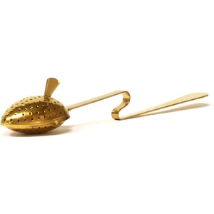 BA0061 Stainless Steel Tea Infuser Gold Çelik Süzgeç