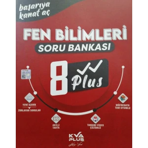 Koray Varol Akademi  Plus 8.Sınıf LGS Fen Bilimleri Soru Bankası