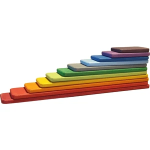 Kırtkırt Ahşap 0-6 Yaşa Özel Waldorf Gökkuşağı Kartları 11 Li