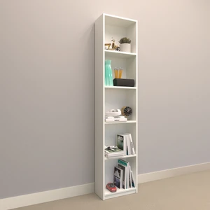 Asya Suntalam Kitaplık  ( 40 x 180 cm ) Beyaz ( Parlak )
