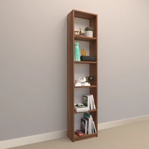 Asya Suntalam Kitaplık  ( 40 x 180 cm ) Hareli Ceviz (Mat)