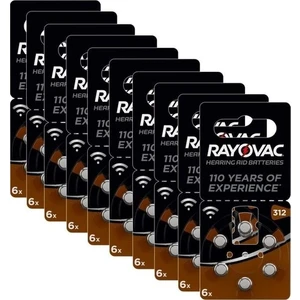 312 Numara PR41 Yeni Ambalaj Işitme Cihazı Pili 60'lı