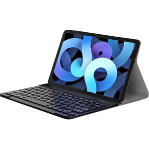 iPad Air 4.nesil 2020 10.9 Inch Bluetooth Klavyeli Standlı Kılıf - Bkk4