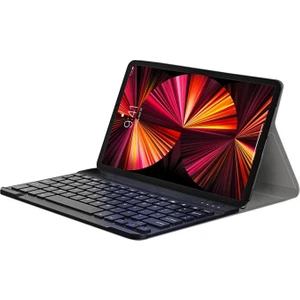 iPad Pro 11 2021 Bluetooth Klavyeli Standlı Kılıf - Bkk4
