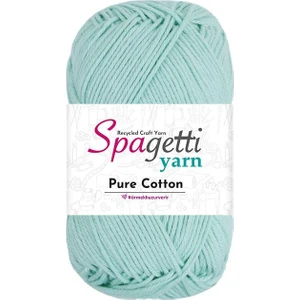 Spagetti Yarn Pure Cotton Açık Mint El Örgü Ipliği