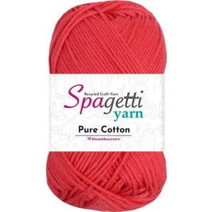 Spagetti Yarn Pure Cotton Mercan El Örgü Ipliği