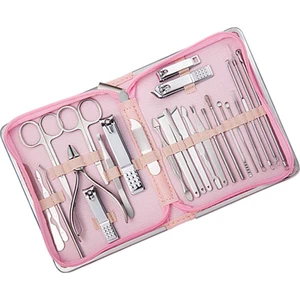 26 Parça Manikür Pedikür Ekipmanı - Pembe (Yurt Dışından)