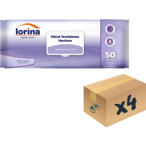 Vücut Temizleme Havlusu 20×32 cm 50’li Paket 4 Paket
