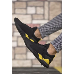 Siyah Sarı Unisex Sneaker 00122044