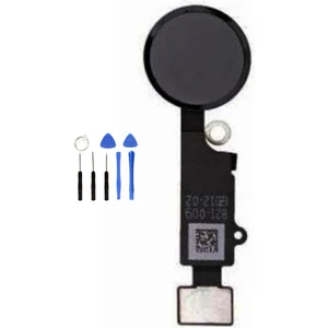 Telefon Kulübesi Iphone 7 7 Plus 8 8 Plus Uyumlu Home Tuş Bordu Tamir Seti Hediye !!! Black
