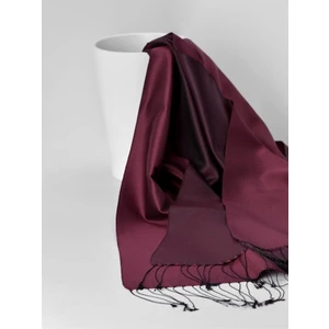ARMANDA %100 Twill İpek Şal - Bordo