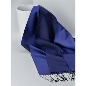 Yüzde Yüz Ipek Şal - Siyah - Saks Renk