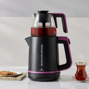 Maxi Tea XL 2in1 Cam Demlikli Çay Makinesi ve Kettle Raspberry