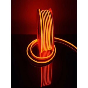 220 V Esnek Neon Kırmızı Hortum Şerit LED Işık Aydınlatma 10 mt + Güç Fişi