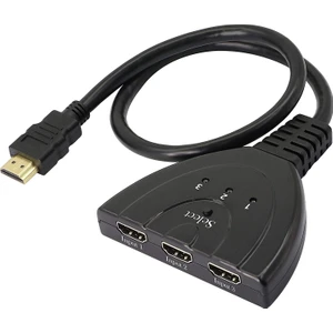 3 Port HDMI Switch HDMI Seçici HDMI Giriş Çoklayıcı 3 In 1 Out 1080P HDMI Değiştirici