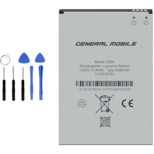 Telefon Kulübesi Genral Mobile Discovery GM8GO Batarya Pil Tamir Seti Hediyeli !!!