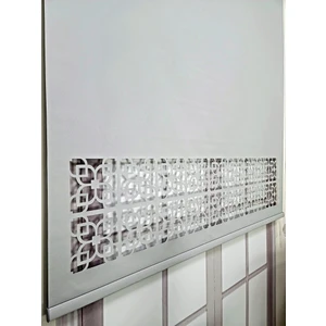 Stor Perde Desenli Lazer Kesim Kalın Kumaşlı ML105