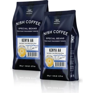 Nish Filtre Kahve Kenya AA 2 x 250 gr Çekirdek Kahve