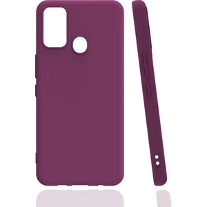 Tecno Spark 7 Kılıf Mat Renk Soft Lüks Silikon Kapak