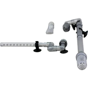 Akvaryum Su Bitki Tankı Girişi Çıkış Borusu 12 / 16 mm. 18 / 24 mm. S - Gri (Yurt Dışından)