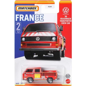 Fransa Araçları Serisi HBL02 - 1/64 '90 Volkswagen Transporter Crew Cab