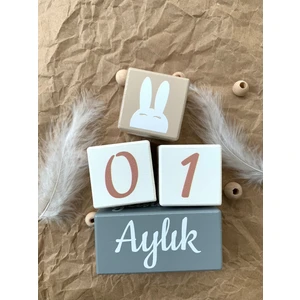 Bianne Atölyesi Bi Anne Atölyesi Bebek ve Çocuklar Için Ahşap Anı Küpü Anı Küpü Seti Hamilelik,doğum Fotoğraf Çekimi ve Dekorasyon 52341