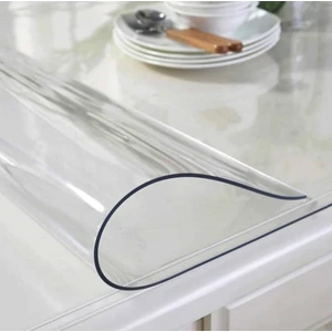 Şeffaf Masa Örtüsü 70 cm x 90 cm 1.8mm Pvc Masa Örtüsü Koruyucu