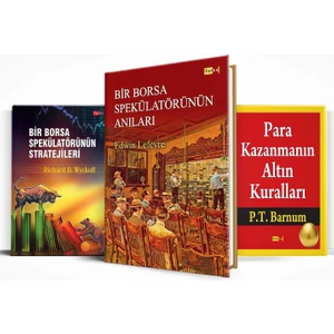 Borsa - Yatırımcı Seti - 3 Kitap -Bir Borsa Spekülatörünün Anıları,yatırım,finans,para  -Edwin Lefevre