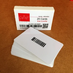 Barkod Baskılı Termal Pvc Kart 25 Adet