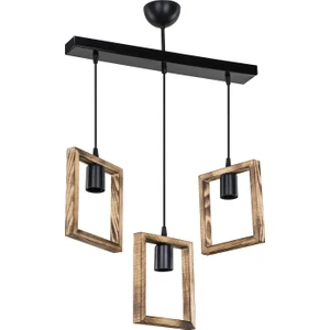 Fial 3lü Sıralı Avize Salon Yemek Odası Oturma Odası Antre Mutfak Çocuk Odası