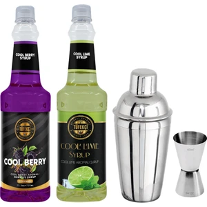By Tüfekçi Cool Lime Cool Berry Shaker Jigger Set