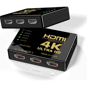 5 Port HDMI Switch Kumandalı HDMI Seçici 5 Giriş 1 Çıkış HDMI Çoğaltıcı HD1080P