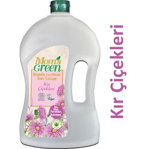 Mom's Green Organik Sertifikalı Sıvı Sabun - Kır Çiçekleri 1500 ml Ecocert Cosmos