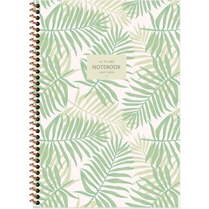Keskin Color A4 Kareli Defter La Plume Leaves - Yeşil