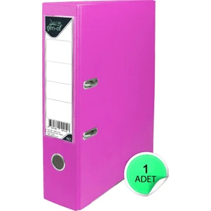 Plastik Klasör Geniş 1 Adet Pembe