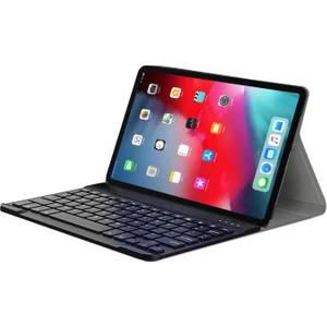 iPad 6.nesil 9.7 Inch 2018 Bluetooth Klavyeli Standlı Kılıf - Bkk4
