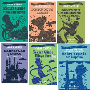 Iş Bankası Jules Verne 6 Kitap Set (Kısaltılmış Metin)